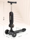Самокат 3-х колесный Farfello A-7 черный