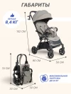 Коляска прогулочная Farfello Magic Grey