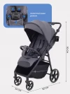 Коляска прогулочная Rant Volt RA353 Graphite