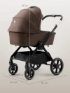 Коляска 2 в 1 Happy Baby Kidlander dark brown