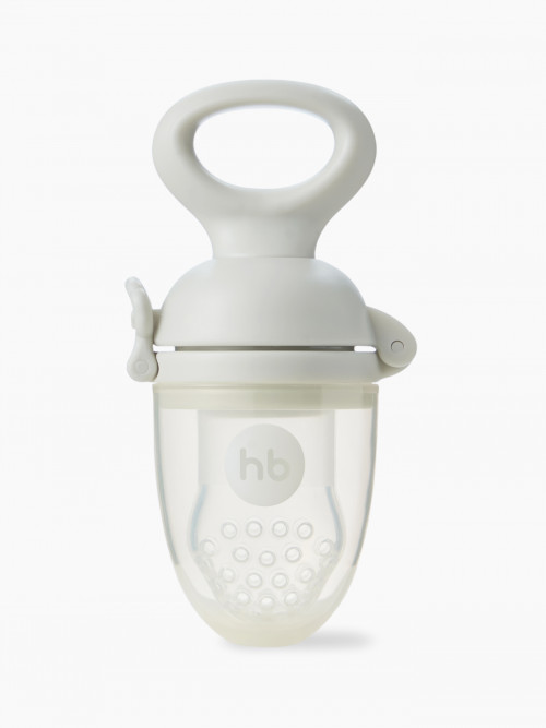 Ниблер Happy Baby с силиконовой сеточкой (light gray, 15053)
