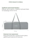 Манеж Indigo Bon-Bon 2 уровня светло-серый