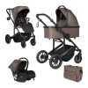 Коляска 3 в 1 Farfello Sola Trio Comfort Chocolate