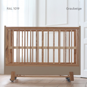 Кроватка Фабрика Облаков Scandi 120*60 без маятника Latte