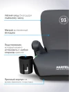 Автокресло Farfello Le10 1/2/3 (9-36кг) Black/Grey