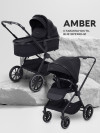 Коляска 2 в 1 MowBaby Amber MB067 Black