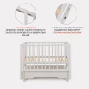 Кроватка Rant Bergen Plus 120*60 с маятником Crystal Beige