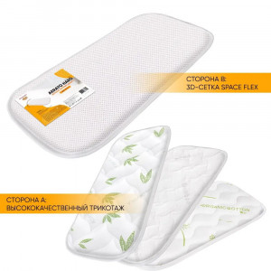 Матрас в коляску Boom Baby Аerato Hard холлофайбер хард стеганый трикотаж