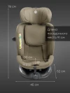 Автокресло Happy Baby Kidster isofix 0/1/2/3 (0-36кг) dark olive