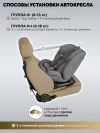Автокресло Indigo Tourneo S isofix 0/1/2/3 (0-36кг) серый