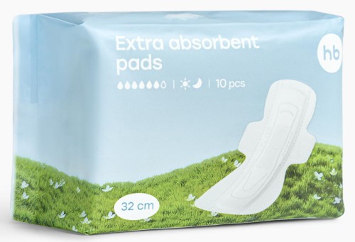 Прокладки послеродовые Happy Baby 320 мм (white)
