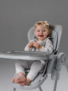 Стул для кормления Amarobaby Gourmet серый
