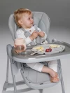 Стул для кормления Amarobaby Gourmet серый