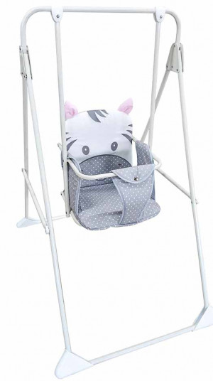 Качели напольные Globex ЗОО Зебра