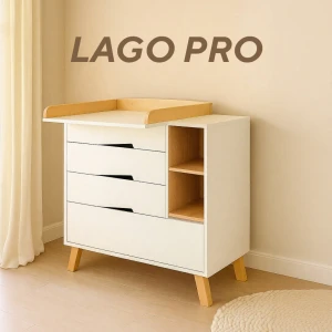 Комод Rant Lago Pro 80 см с органайзером Cloud White