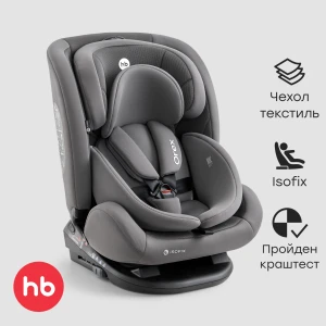 Автокресло Happy Baby Orex 0/1/2/3 (0-36кг) Graphite