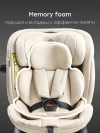 Автокресло Happy Baby Kidster isofix 0/1/2/3 (0-36кг) Milky