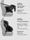 Автокресло Happy Baby Orex 0/1/2/3 (0-36кг) Total black