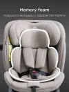 Автокресло Happy Baby Kidster isofix 0/1/2/3 (0-36кг) Beige grey