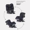 Автокресло Rant UB619 Nitro New isofix 0/1/2/3 (0-36 кг) Black