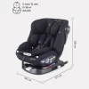 Автокресло Rant UB619 Nitro New isofix 0/1/2/3 (0-36 кг) Black