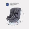 Автокресло Rant UB619 Nitro New isofix 0/1/2/3 (0-36 кг) Grey