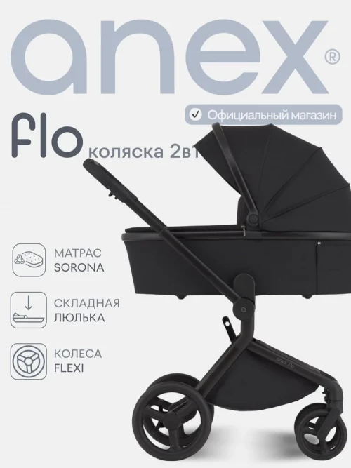 Коляска 2 в 1 Anex Flo (fl-05c) Lungo - фото 1