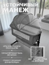 Колыбель-кроватка BubaGo Somela BG 180-1 Серый