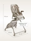 Стул для кормления Happy Baby Romeo warm grey