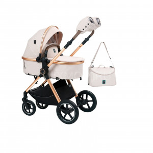 Коляска-трансформер Luxmom A6 2 в 1 бежевый