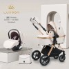 Коляска-трансформер Luxmom A6 3 в 1 бежевый