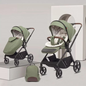 Коляска прогулочная Luxmom A2 темно-зеленый
