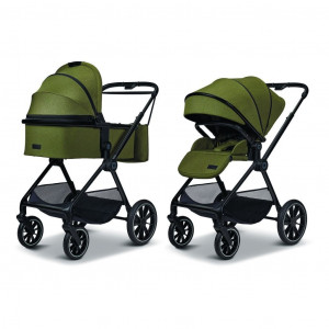 Коляска 2 в 1 Moon Clicc moss/melange 2025