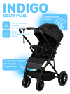 Коляска прогулучная Indigo Delta Plus черный