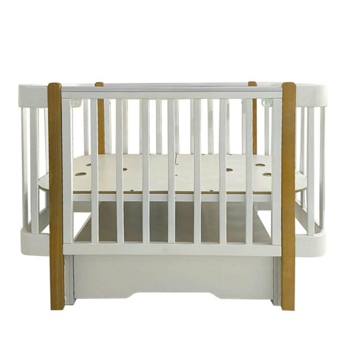 Кроватка Pituso Olivia 120*60 c маятником белый бук