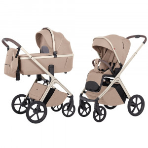 Коляска 2 в 1 Carrello Vector CRL-6550 Walnut Beige