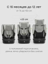 Автокресло Happy Baby Fixer 1/2/3 (9-36кг) steel grey