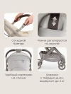 Коляска прогулочная Happy Baby Neez light grey