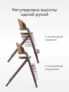 Стул для кормления Happy Baby Vincent brown