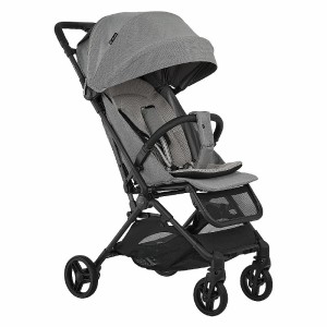 Коляска прогулочная Pera Plus PU carbon/Horizon Grey