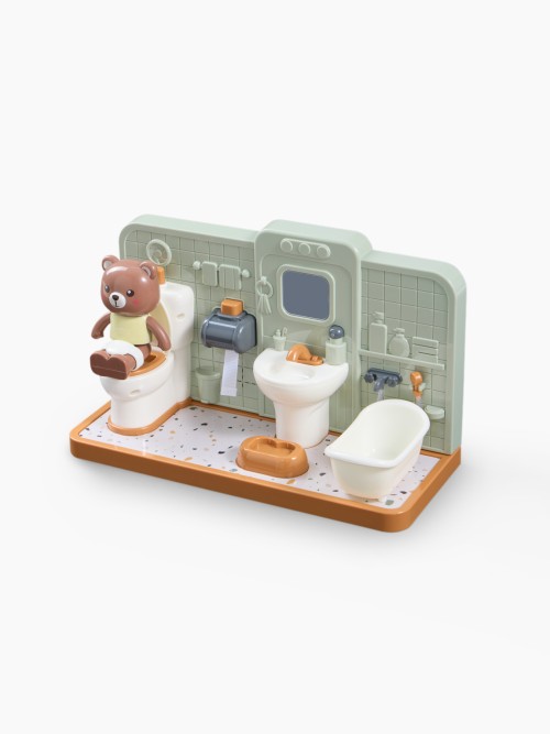 Игрушечный набор ванная Happy Baby HAPPY BATHROOM «ХЭПИ БАСРУМ» (olive, 331973)
