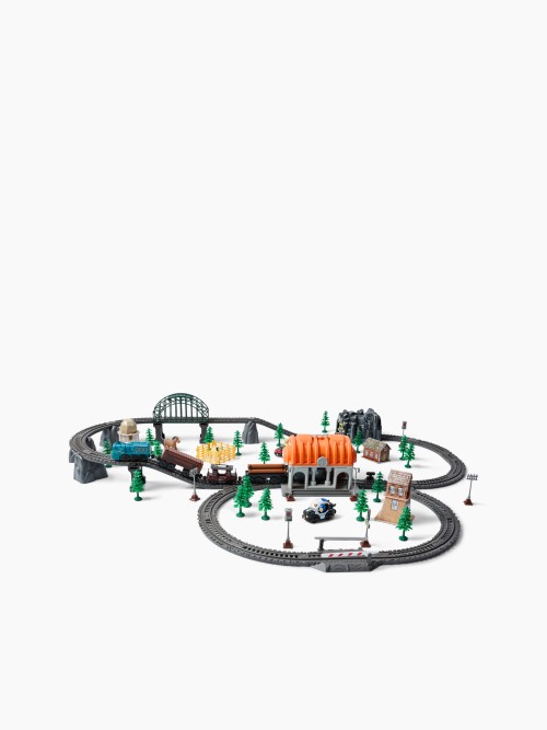 Игрушечная железная дорога Happy Baby HAPPY RAILWAY «ХЭПИ РЕИЛВЭЙ» (grey, 331995)