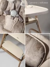 Стул для кормления Amarobaby Winnie 3 в 1 молочный