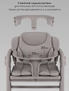 Стул для кормления Amarobaby Easy Grow серый