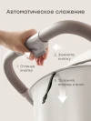 Коляска прогулочная Happy Baby Aira light grey
