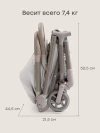 Коляска прогулочная Happy Baby Aira light grey