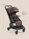 Коляска прогулочная Happy Baby Aira brown