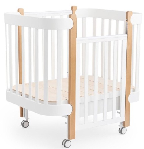 Кроватка-трансформер Happy Baby Mommy Lux New 140*70 и 90*70 white