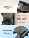 Коляска-трансформер Farfello Aimile Adventurer PU ADV-17 Dark grey