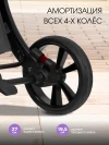 Коляска-трансформер Farfello Aimile Adventurer PU ADV-17 Dark grey